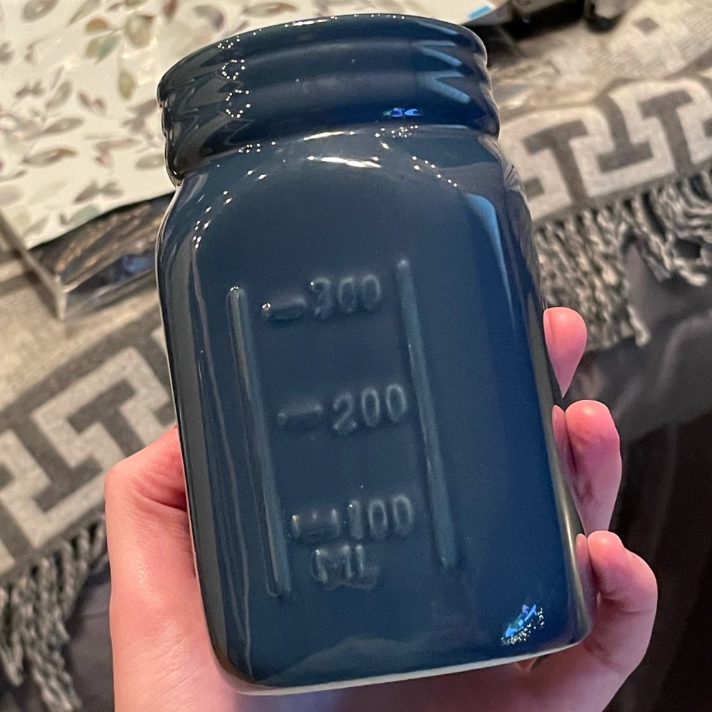 Ashland Blue Ceramic Jar/Pencil Case